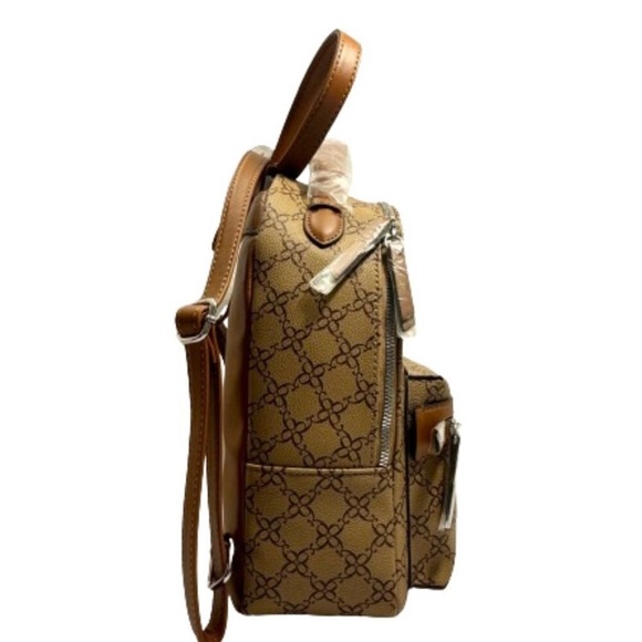 NWT NINE WEST medium Dome Logo Backpack - Picture 3 of 12